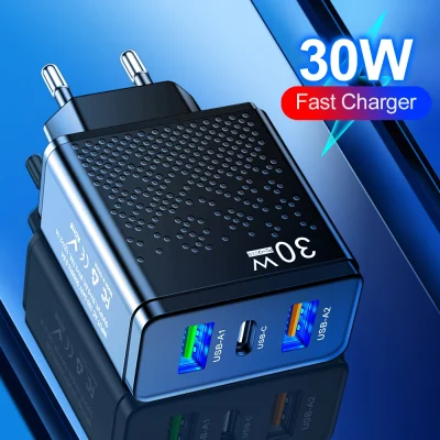 3 Ports 30W USB C Charger