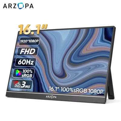16.1'' Portable Monitor/ Second Monitor External Screen